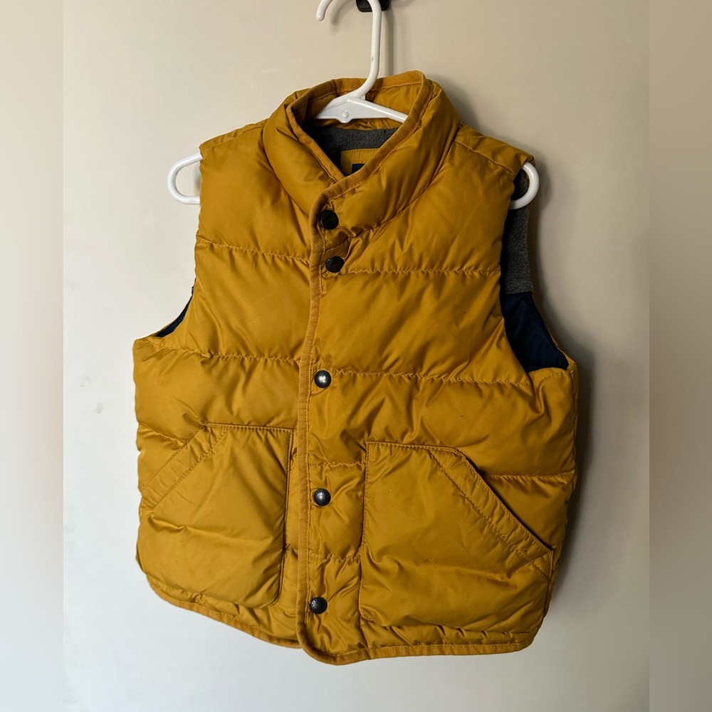 Baby Gap vest yellow/ mustard size 4T